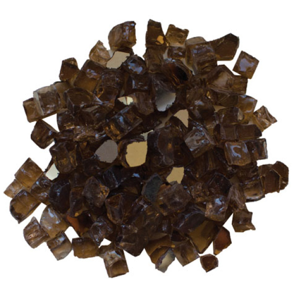 Fire Glass Media - 'Light Brown' Reflective - AMSF‐GLASS‐02