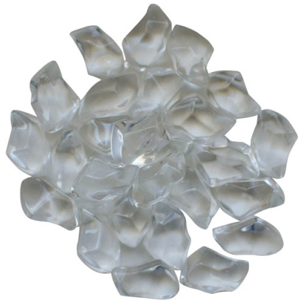 Fire Glass Media - "Clear" - Gem - AMSF‐GLASS‐06